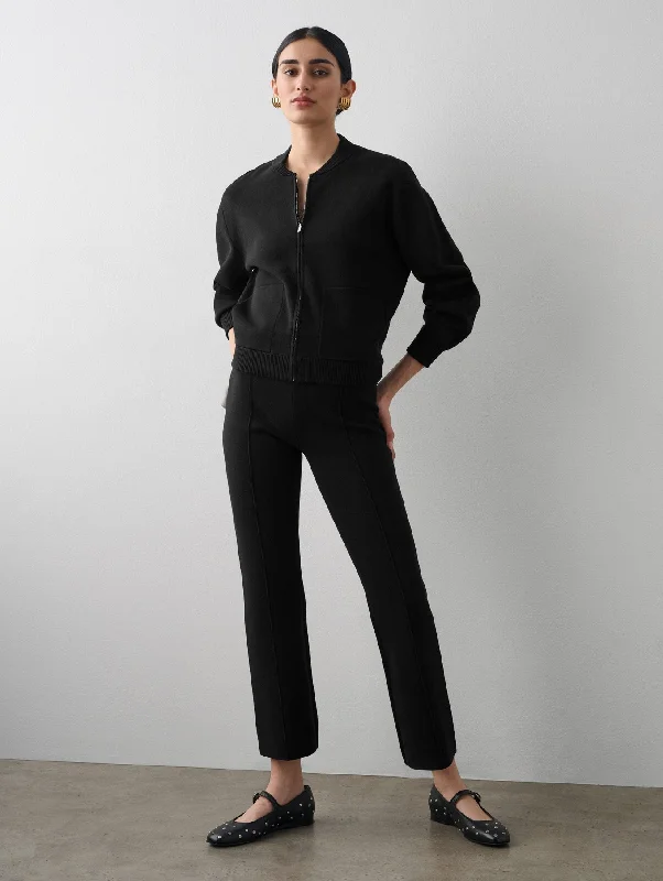 SUPERFINE ORGANIC COTTON KICK FLARE PANT Fashionable Tapered Leg Pants