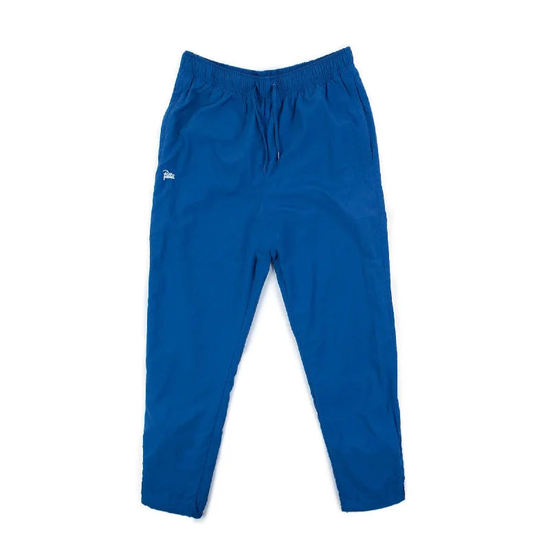 Patta Mens Basic Nylon M2 Track Pant 'Monaco Blue' Relaxed Casual Leggings