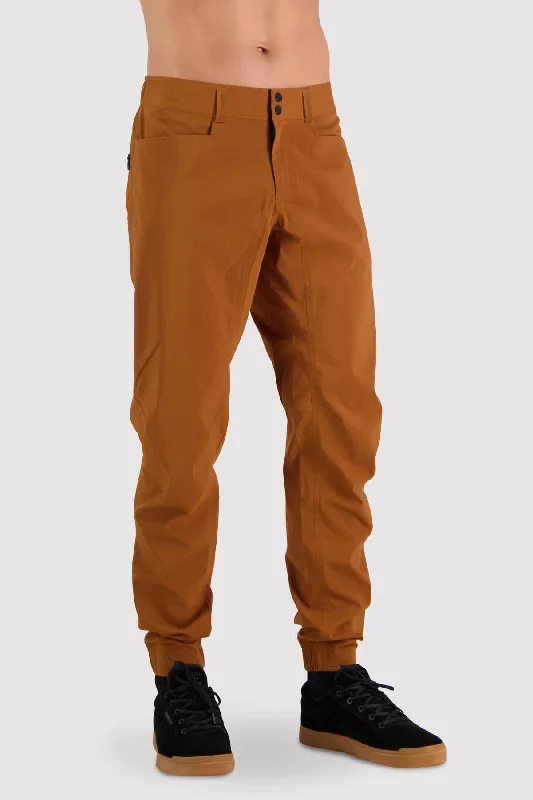 Virage Bike Pants - Copper Formal Linen Trousers