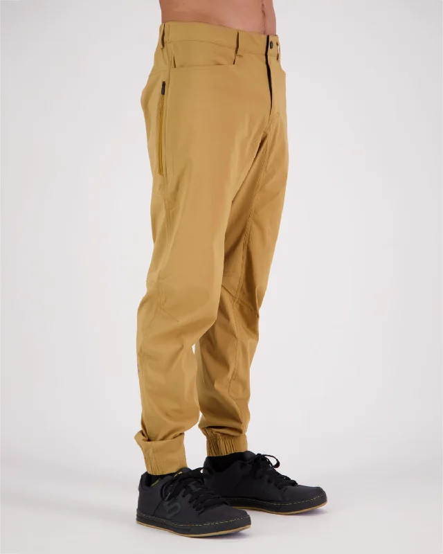 Virage Bike Pants - Cumin Elegant Silk Pants