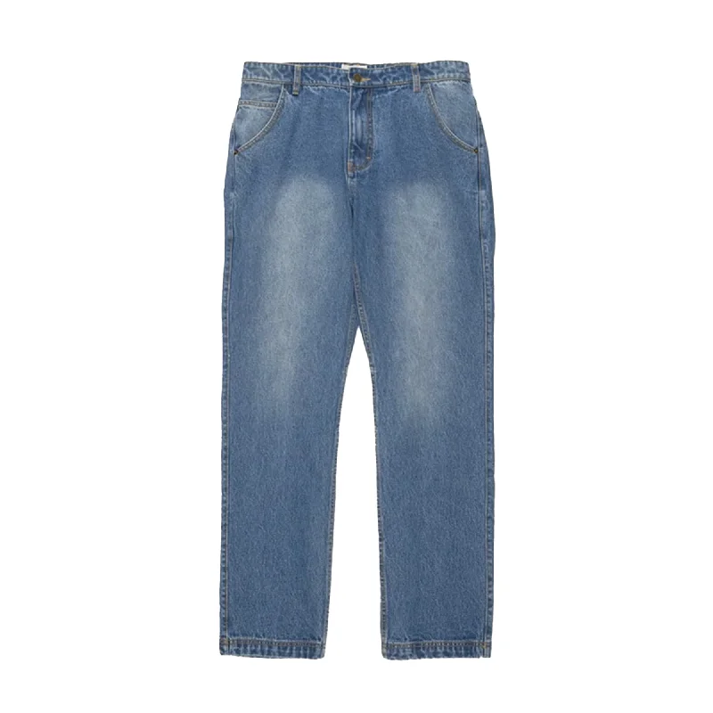Honor The Gift Mens Icon Denim Pant Light Indigo Stylish Elastic Waist Pants