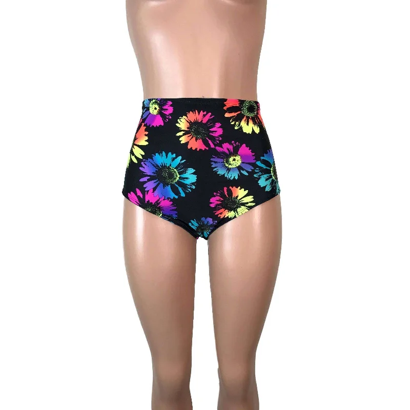 High Waist Hot Pants - Electric Daisy Stylish Paperbag Waist Pants