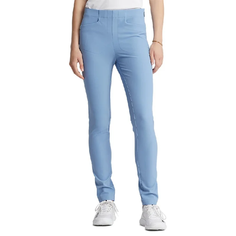 RLX Ralph Lauren Women's Eagle Pants - Blue Stretch Fit Pants