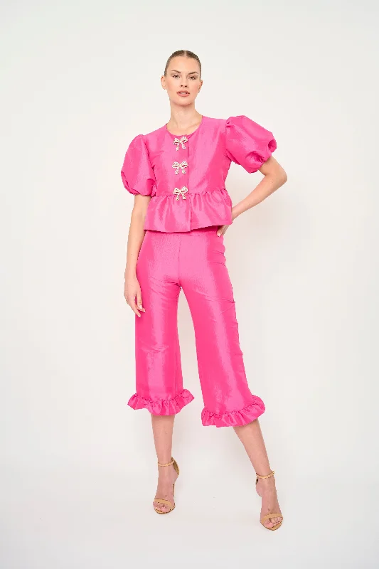 AHOY RUFFLE PANT Stylish Paperbag Waist Pants