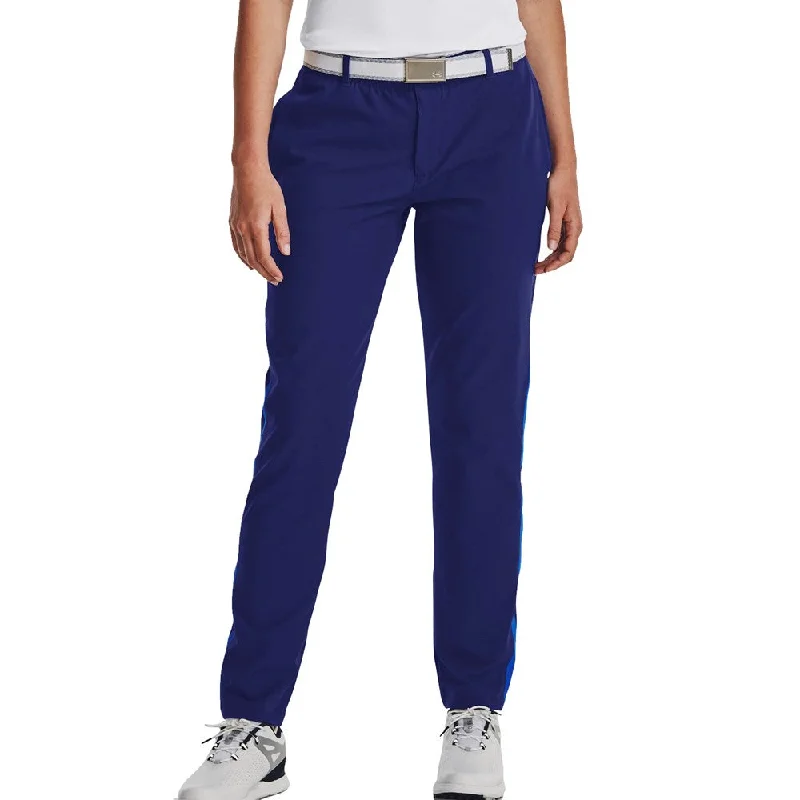 Under Armour Women's Links Golf Pants - Bauhaus Blue/Metallic Silver Fashionable Track Pants Under Armour Women's Links Golf Pants - Bauhaus Blue/Metallic Silver Fashionable Track Pants