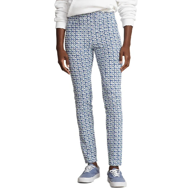 RLX Ralph Lauren Women's Printed Eagle Pants - New Spring Wicker Soft Stretch Trousers RLX Ralph Lauren Women's Printed Eagle Pants - New Spring Wicker Soft Stretch Trousers