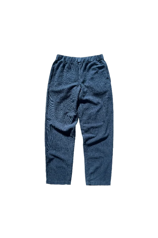 Exclusive Freshman Corduroy Pants - Egyptian Blue Elegant Palazzo Trousers