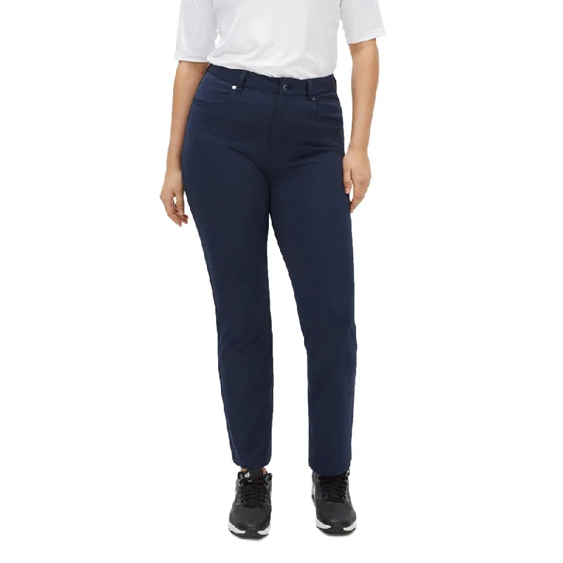 Rohnisch Women's Chie Comfort Golf Pants - Navy Cozy Knit Pants