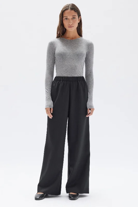 Sigrid Wool Pant Cozy Full-Length Pants