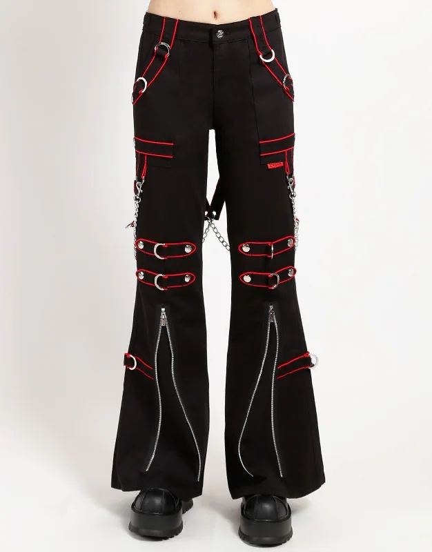 BAND DARK STREET PANT RED Relaxed Lounge Trousers