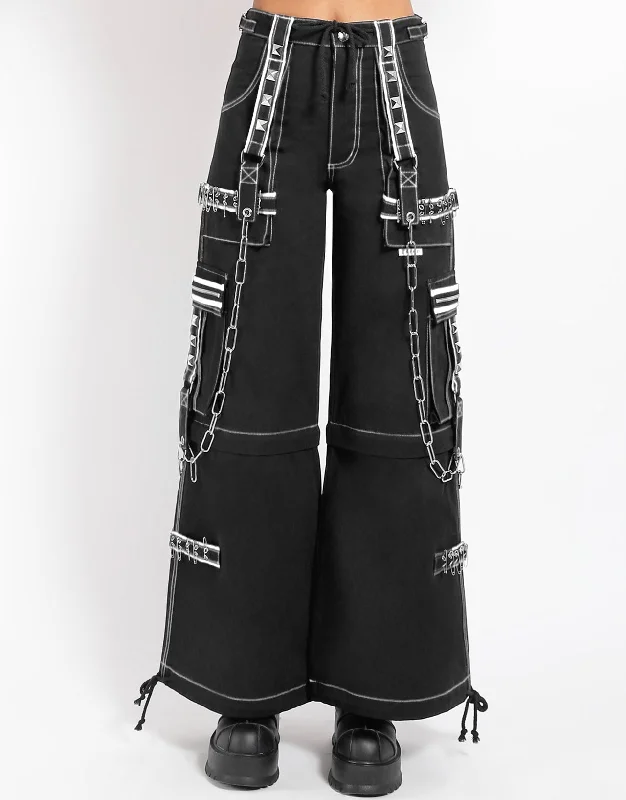 CRAZY PIPER PANT WHITE Casual Plaid Pants