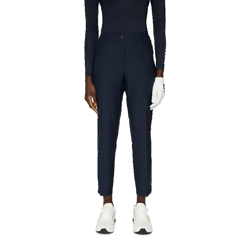 J.Lindeberg Women's Pia Golf Pants - JL Navy Trendy Work Pants