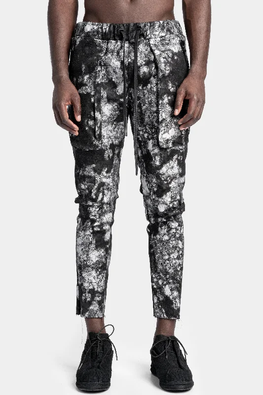 Quad Pocket Pants, Artwork Dye Trendy Work Pants