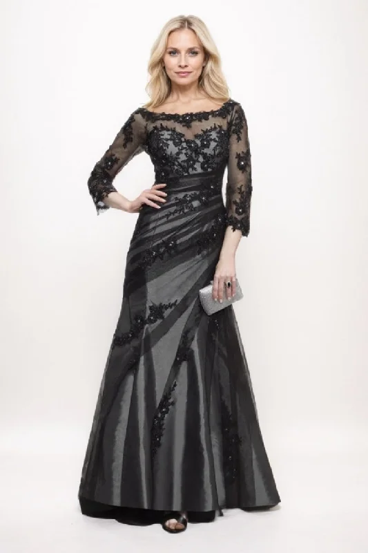Trumpet-Mermaid Maxi Tulle Mother Of The Bride Dress CM0273