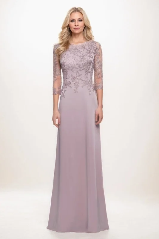 A-Line Maxi Elastic Silk like Satin Mother Of The Bride Dress CM0313