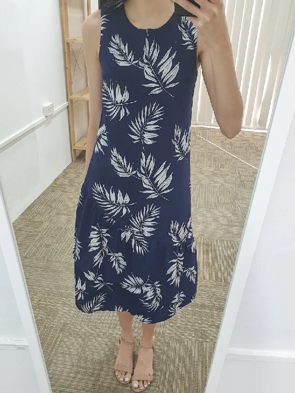 Tropical Print Dress