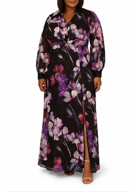 A-Line Maxi Georgette Mother Dress CM0214