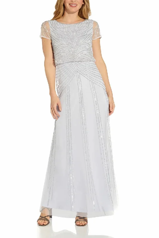 A-Line Maxi Mesh Mother Dress CM0221
