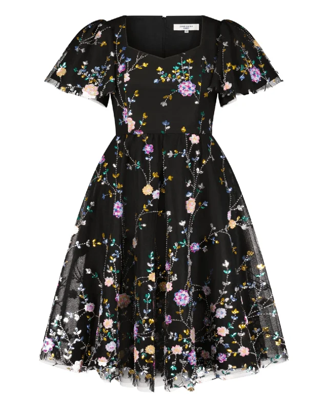 Shimmer Dress | Black