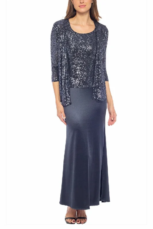 Trumpet-Mermaid Maxi Sequined Mother Dress CM0205