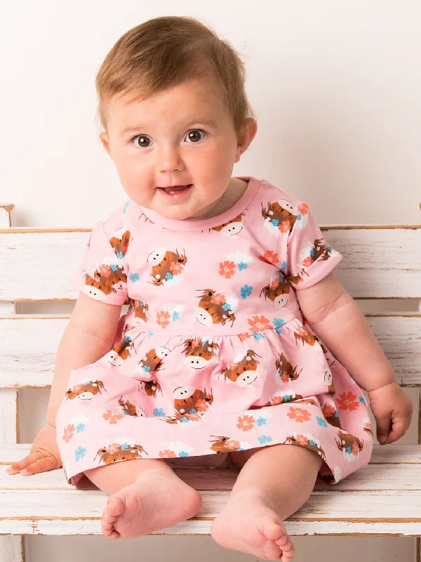 Bonnie Highland Cow Dress