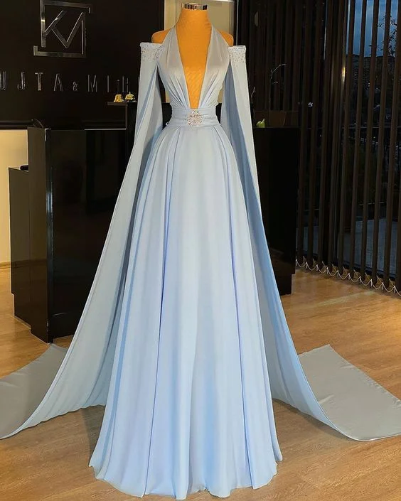 Blue prom dresses long chiffon beaded dubai fashion elegant cheap a line prom gown S2154 Blue prom dresses long chiffon beaded dubai fashion elegant cheap a line prom gown S2154