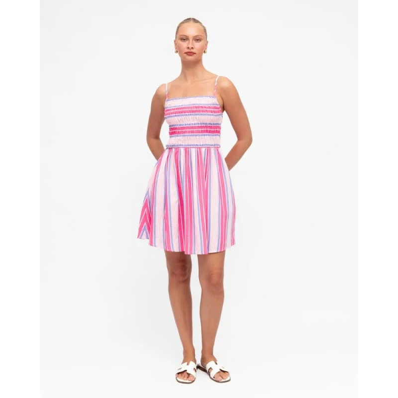 Candy Stripe Mini  Dress
