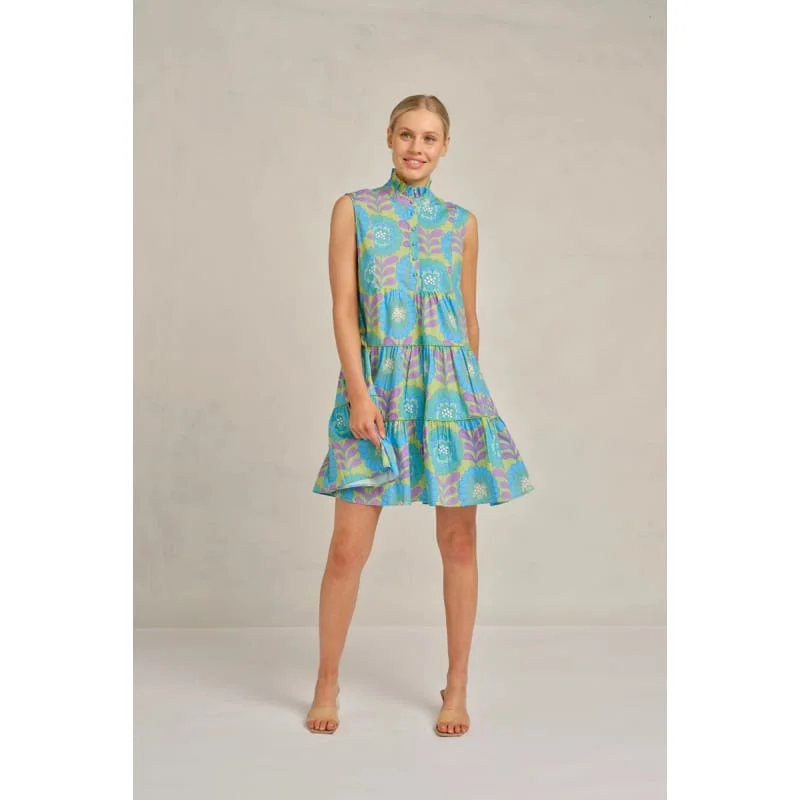 Modena Dress Viva Print | Green