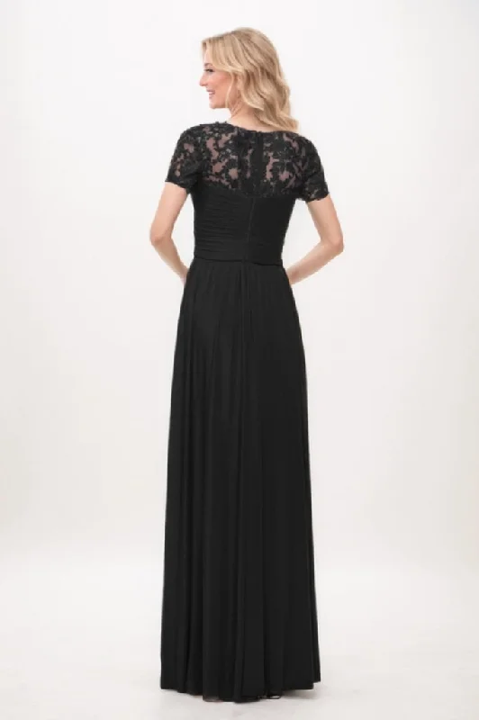 A-Line Maxi Chiffon Mother Of The Bride Dress CM0317