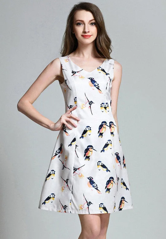 Tweety V Neck Dress