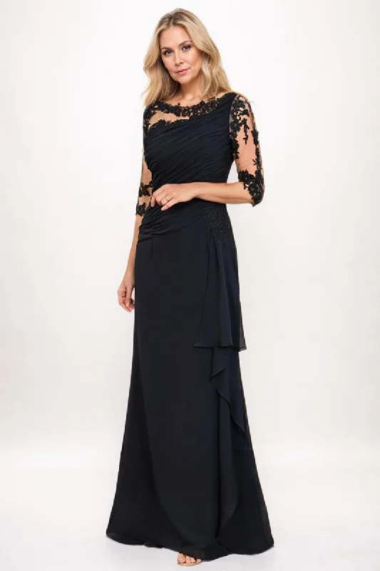 Sheath-Column Maxi Chiffon Mother Dress CM0247