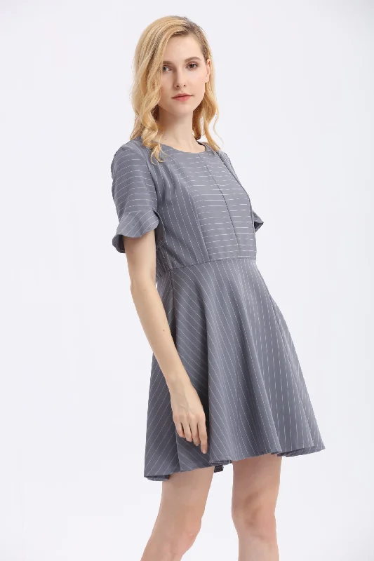 Layered Sleeves Dress
