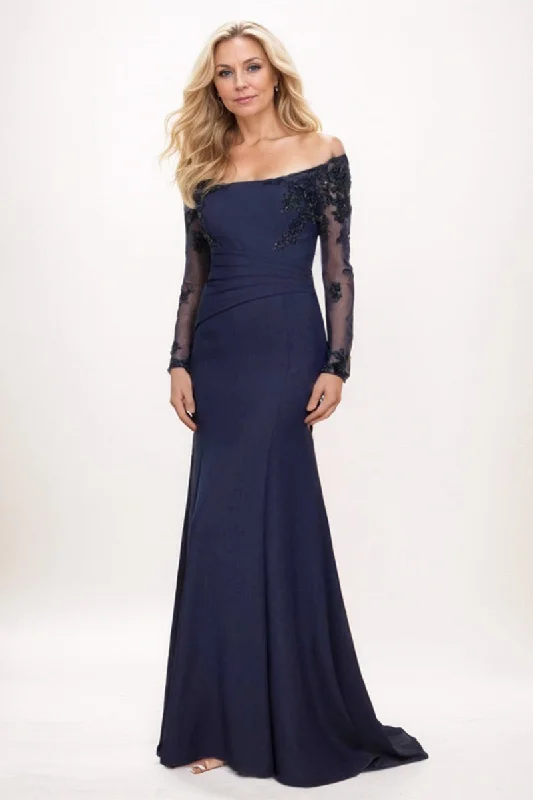 Trumpet-Mermaid Maxi Elastic Cloth Mother Dress CM0260