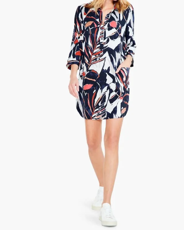 Seaside Shade Dress in Indigo Multi | Indigo Multi