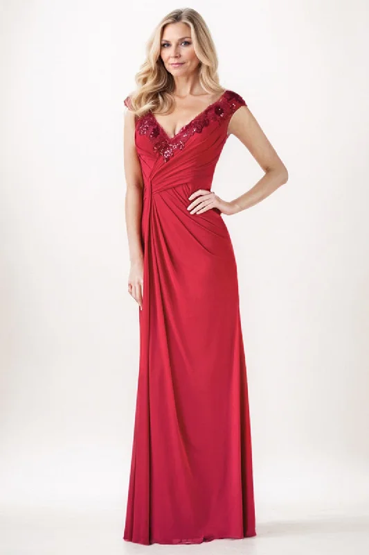 Sheath-Column Maxi Chiffon Mother Dress CM0257