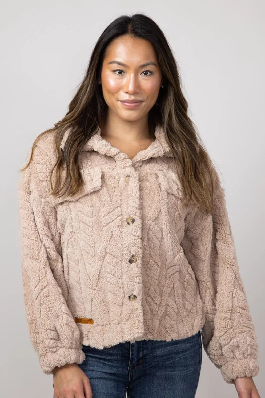 Simply Southern Jess Shacket for Women in Desert | PP-0224-SHKT-JESS-DESERT Slim Fit Blouse Simply Southern Jess Shacket for Women in Desert | PP-0224-SHKT-JESS-DESERT Slim Fit Blouse