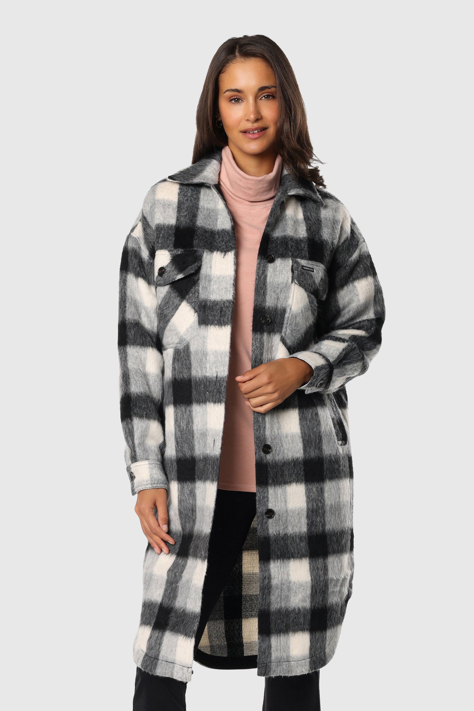 Super Long Shacket Cotton Casual Blouse