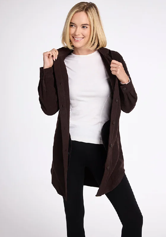 Sutton Shacket - French Roast Boho Chic Blouse