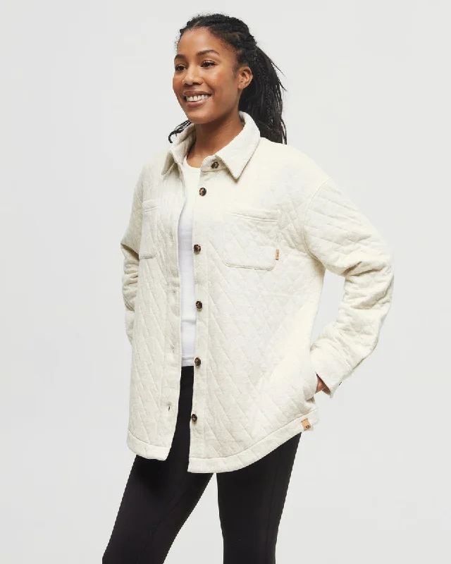 Dunes Shacket Floral Print Blouse