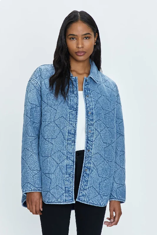 Pistola Alyssa Quilted Shacket - Marmont Star Chic Square Blouse