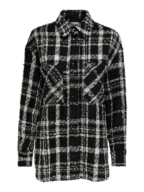 JDY Grace - Check Shacket Office Formal Blouse