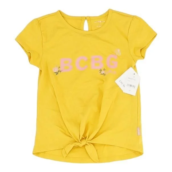 Mustard Solid Short Sleeve Blouse Stylish Wrap Blouse