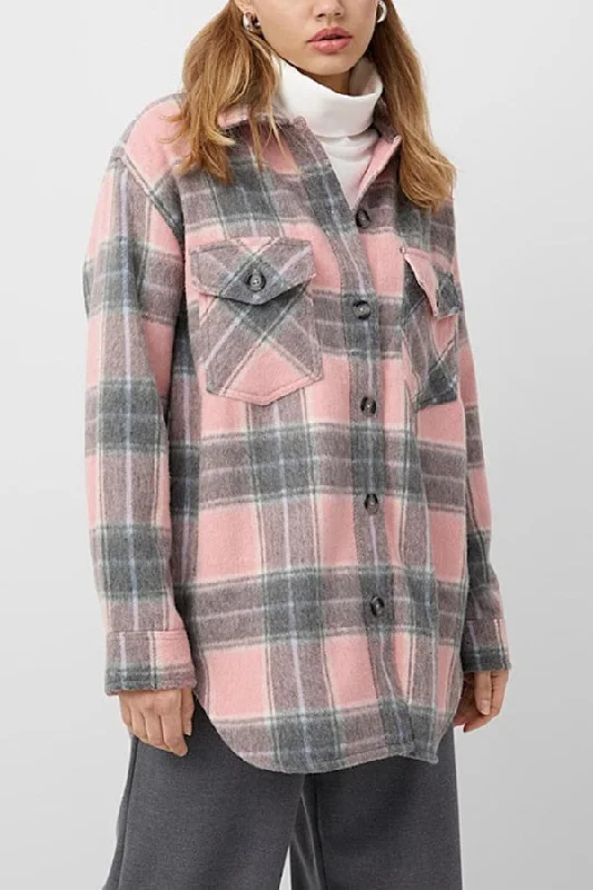RD Style Jessica Shacket Lightweight Floral Blouse