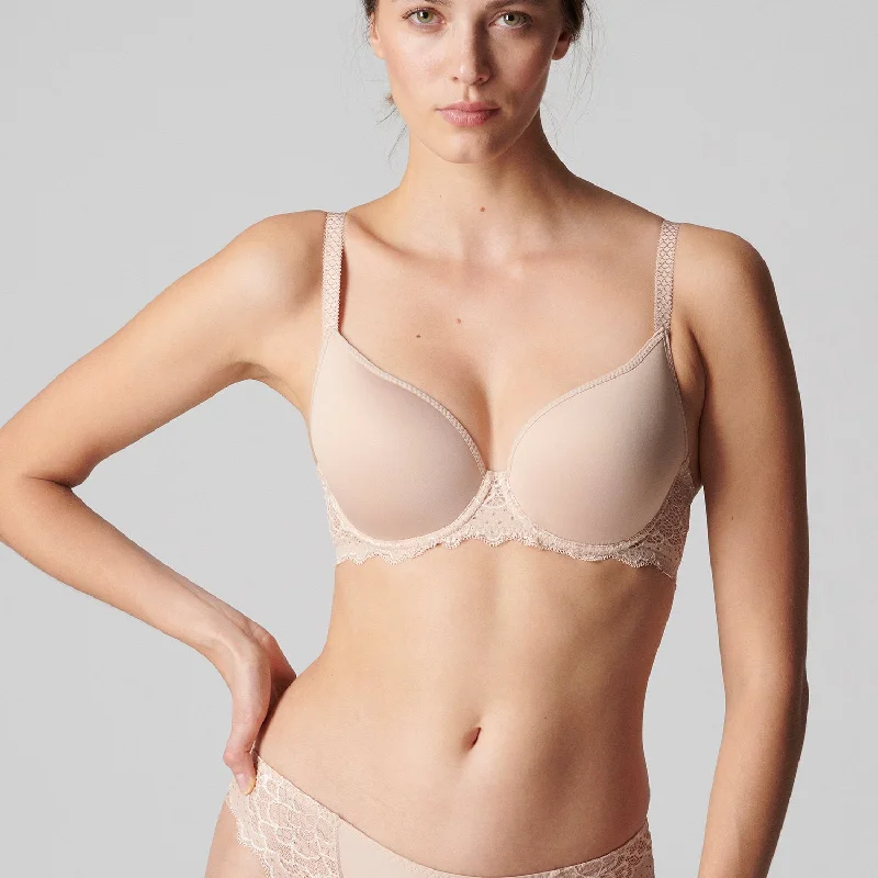 Caresse 3D Spacer Plunge T-Shirt Bra In Peau Rose - Simone Perele Wool Fabric Cashmere Fabric Tweed Fabric Caresse 3D Spacer Plunge T-Shirt Bra In Peau Rose - Simone Perele Wool Fabric Cashmere Fabric Tweed Fabric