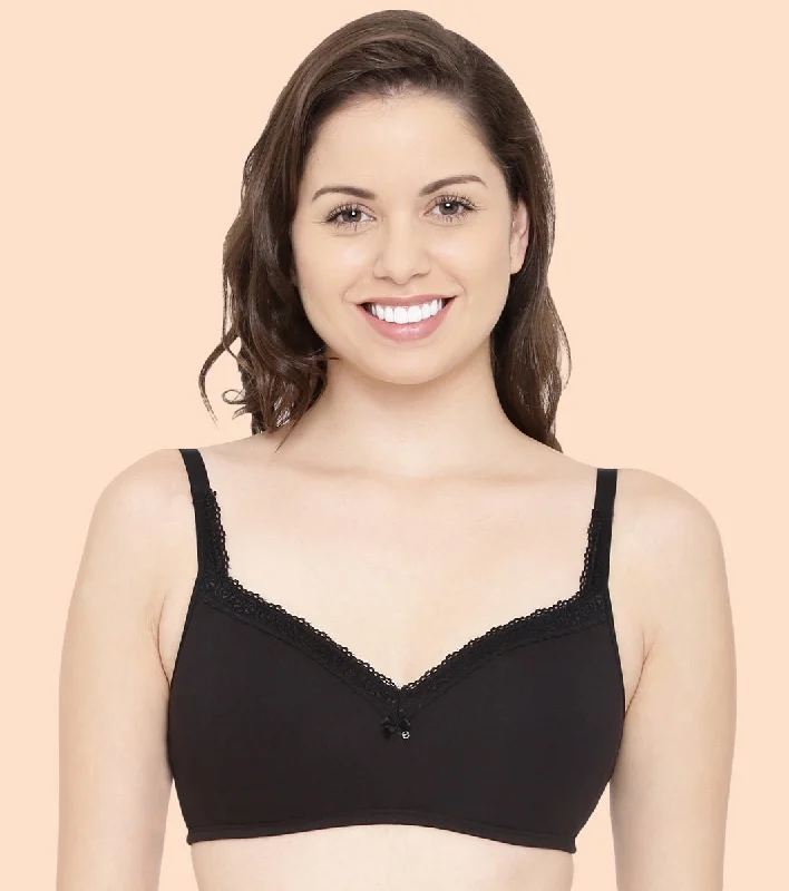 Smoothening Balconette T-Shirt Bra Hooded Caped Shawl Collar