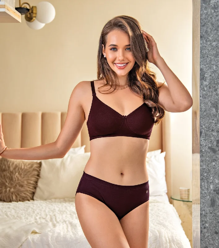 Comfort Shaper T-Shirt Bra Basic T-Shirt Crew Neck Short Sleeve