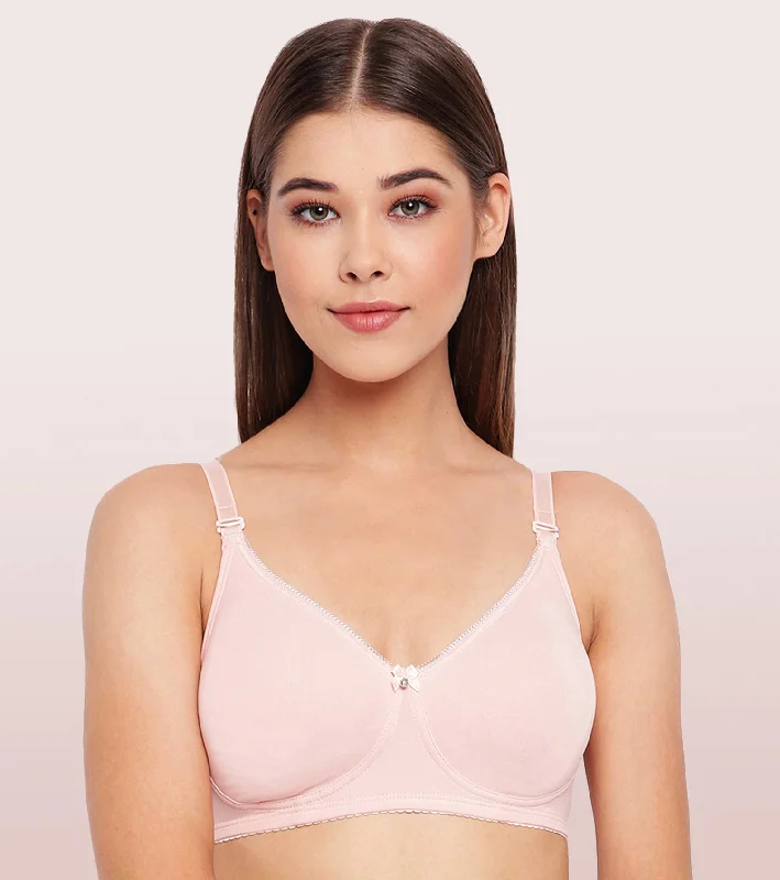 Comfort Shaper T-Shirt Bra Solid Color Striped Floral