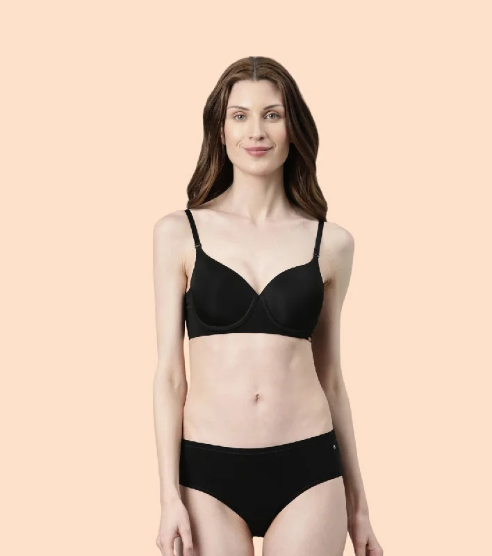 Enamor Dope Dye F057 Eco-Friendly T-shirt Bra for Women with Crush-Proof Cups- High Coverage, Padded And Wired Iron Safe Non-Iron Wrinkle Free Enamor Dope Dye F057 Eco-Friendly T-shirt Bra for Women with Crush-Proof Cups- High Coverage, Padded And Wired Iron Safe Non-Iron Wrinkle Free