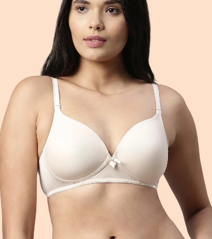 Invisible Neckline T-Shirt Bra Graphic T-Shirt Round Neck Polyester