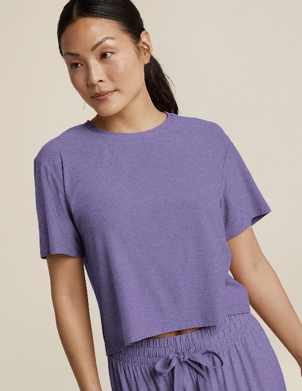 Featherweight Sleep In Boxy Sleep Tee Chenille Fabric Brocade Fabric Lace Fabric